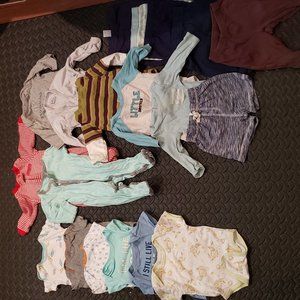 Boys bundle clothing 0-3 months